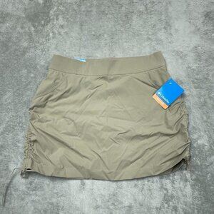 Columbia Omni-Shade L/G Womens Outdoor Skirt Khaki Color UPF Protection d0533
